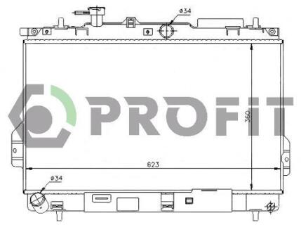 Радіатор охолоджування PROFIT PR 1806A4