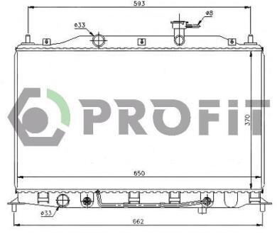 Радіатор охолоджування PROFIT PR 1807A5