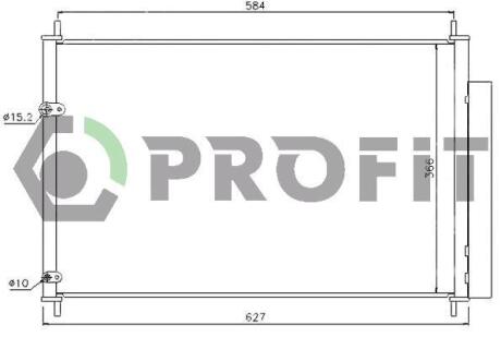 Конденсер кондиціонера PROFIT PR 2029C1