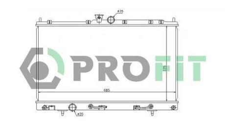 Радіатор охолоджування PROFIT PR 4010A1