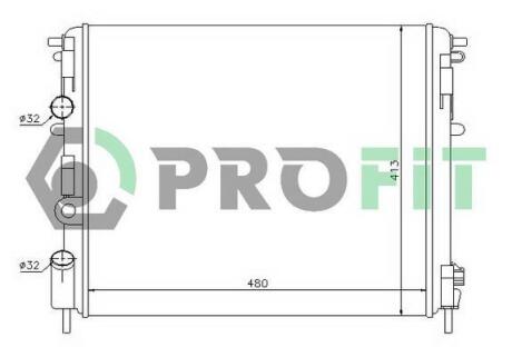 Радіатор охолоджування PROFIT PR 6032A1