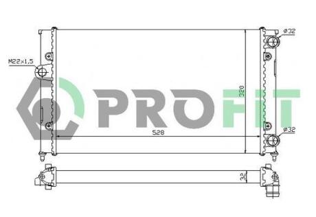 Радіатор охолоджування PROFIT PR 9522A2