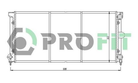 Радіатор охолоджування PROFIT PR 9537A2