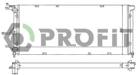 Радіатор охолоджування PROFIT PR 9565A4