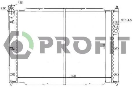 Радіатор охолоджування PROFIT PR 9567A3