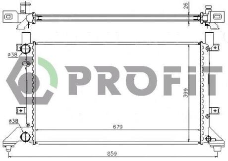 Радіатор охолоджування PROFIT PR 9567A8
