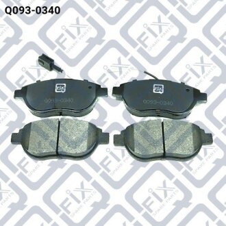 Колодки гальмівні передні дискові Q-FIX Q0930340