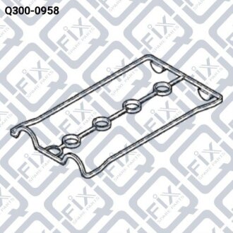 Прокладка кришки клапанів Q-FIX Q3000958