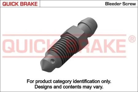 Штуцер прокачки гальм QUICK BRAKE 0033 (фото 1)
