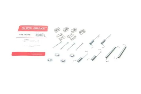 Комплект пружинок колодок стояночного гальма 105-0008 QUICK BRAKE 1050008
