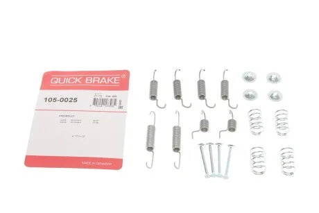 Комплект пружинок колодок стояночного гальма 105-0025 QUICK BRAKE 1050025