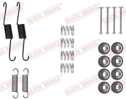 Монтажний набір гальмівної колодки (UKENDT) NISSAN LEAF TOYOTA PRIUS C, VERSO S, YARIS 1.3-Electric 11.10- QUICK BRAKE 1050031