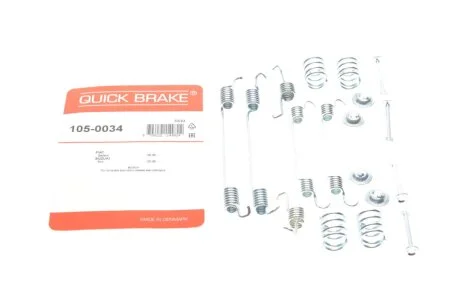 Комплект пружинок колодок стояночного гальма 105-0034 QUICK BRAKE 1050034