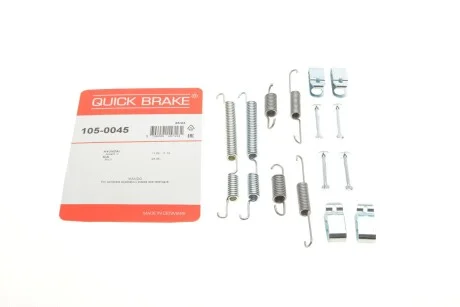 Комплект пружинок колодок стояночного гальма 105-0045 QUICK BRAKE 1050045