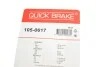 Комплект пружинок колодок стояночного гальма 105-0617 QUICK BRAKE 1050617 (фото 3)