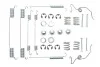 Комплект пружинок колодок стояночного гальма 105-0642 QUICK BRAKE 1050642 (фото 1)