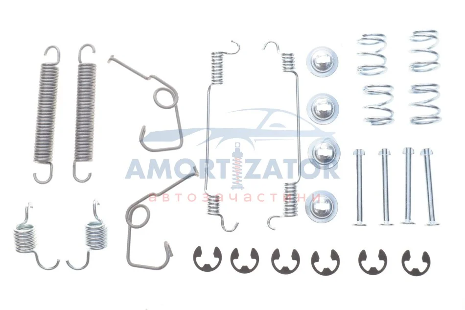 Комплект пружинок колодок стояночного гальма 105-0706 QUICK BRAKE 1050706 (фото 1)