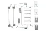 Комплект пружинок колодок стояночного гальма 105-0731 QUICK BRAKE 1050731 (фото 1)