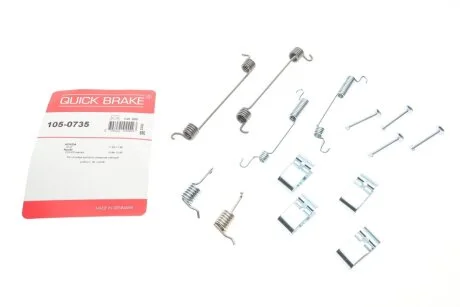 Комплект пружинок колодок стояночного гальма 105-0735 QUICK BRAKE 1050735