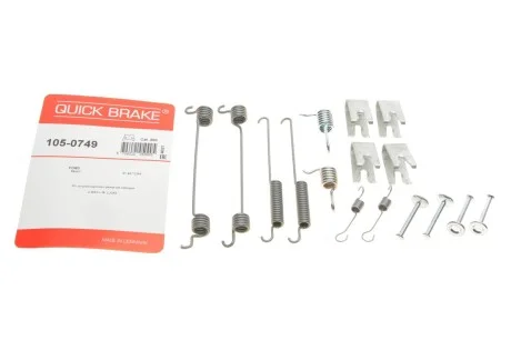 Комплект пружинок колодок стояночного гальма 105-0749 QUICK BRAKE 1050749
