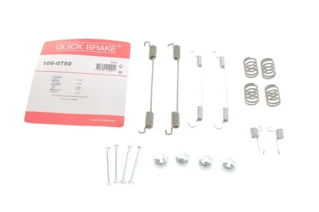 Комплект пружинок колодок стояночного гальма 105-0750 QUICK BRAKE 1050750