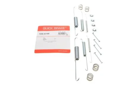 Комплект пружинок колодок стояночного гальма 105-0758 QUICK BRAKE 1050758
