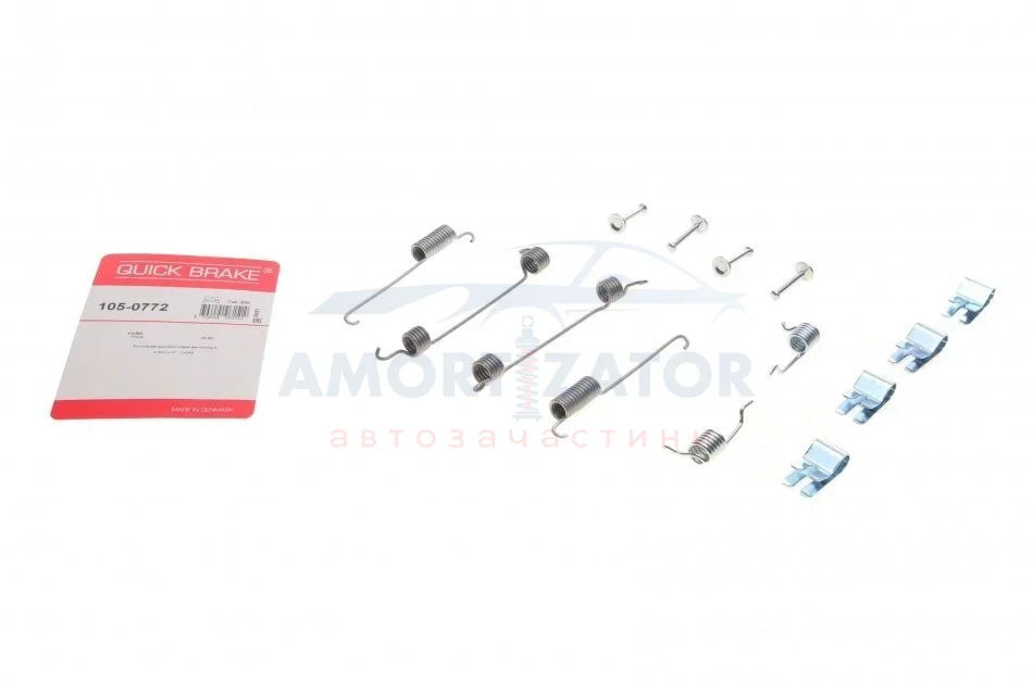 Комплект пружинок колодок стояночного гальма 105-0772 QUICK BRAKE 1050772 (фото 1)