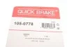 Комплект пружинок колодок стояночного гальма 105-0778 QUICK BRAKE 1050778 (фото 9)