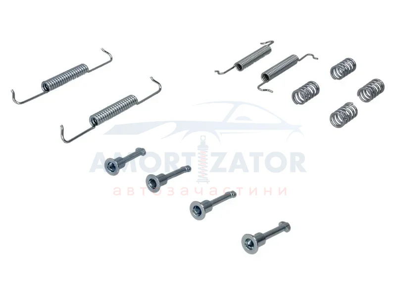 Комплект пружинок колодок стояночного гальма 105-0793 QUICK BRAKE 1050793 (фото 1)