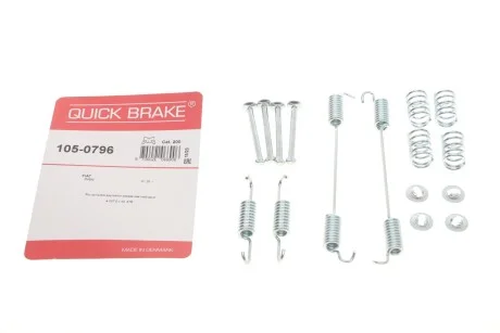 Комплект пружинок колодок стояночного гальма 105-0796 QUICK BRAKE 1050796