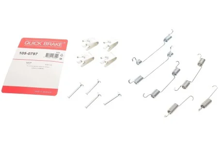 Комплект пружинок колодок стояночного гальма 105-0797 QUICK BRAKE 1050797