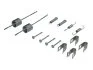Монтажний набір гальмівної колодки (AKEBONO) FORD MAVERICK MAZDA 626 V, PREMACY, TRIBUTE 1.8-3.0 05.97- QUICK BRAKE 1050798 (фото 1)