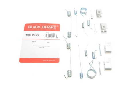Комплект пружинок колодок стояночного гальма QUICK BRAKE 105-0799