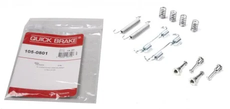 Комплект пружинок колодок стояночного гальма 105-0801 QUICK BRAKE 1050801