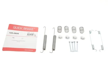 Комплект пружинок колодок стояночного гальма 105-0806 QUICK BRAKE 1050806