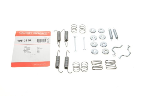 Комплект пружинок колодок стояночного гальма QUICK BRAKE 105-0816