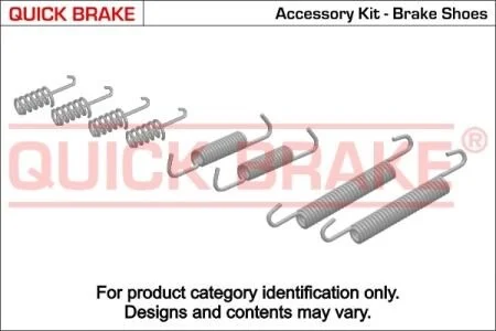 Комплект пружинок колодок стояночного гальма 105-0832 QUICK BRAKE 1050832