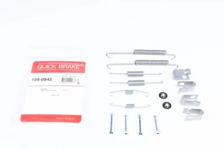 Комплект пружинок колодок стояночного гальма 105-0842 QUICK BRAKE 1050842