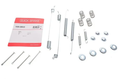 Комплект пружинок колодок стояночного гальма 105-0843 QUICK BRAKE 1050843