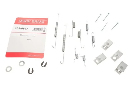 Комплект пружинок колодок стояночного гальма 105-0847 QUICK BRAKE 1050847