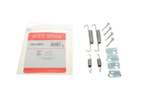Комплект пружинок колодок стояночного гальма 105-0881 QUICK BRAKE 1050881