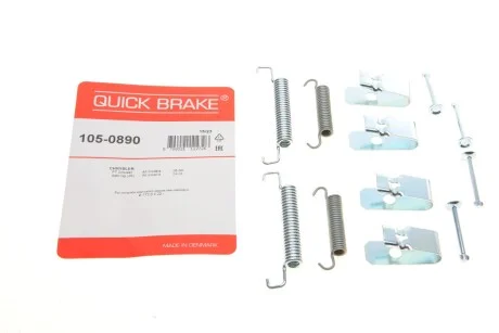Комплект пружинок колодок стояночного гальма 105-0890 QUICK BRAKE 1050890