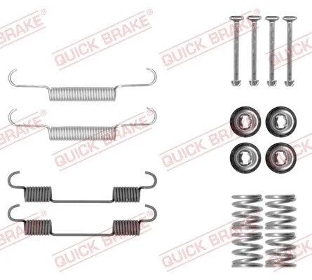 Монтажний набір гальмівної колодки (AKEBONO) NISSAN MURANO I 3.5 08.03-09.08 QUICK BRAKE 1050897 (фото 1)