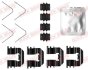 Монтажний набір гальмівних колодок задн HYUNDAI I20 ACTIVE, I20 II OPEL KARL 1.0-1.4D 11.14-09.21 QUICK BRAKE 1090073 (фото 1)