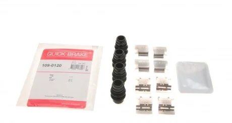 Комплект прижимних планок гальмівного супорту 109-0120 QUICK BRAKE 1090120