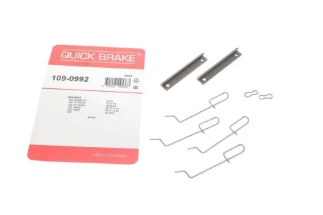 Комплект прижимних планок гальмівного супорту 109-0992 QUICK BRAKE 1090992