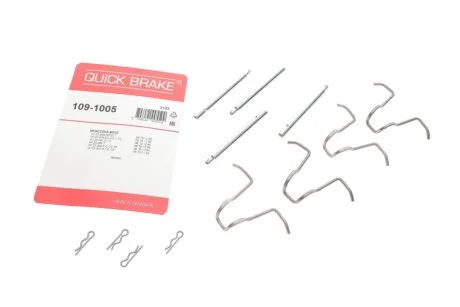 Комплект прижимних планок гальмівного супорту 109-1005 QUICK BRAKE 1091005