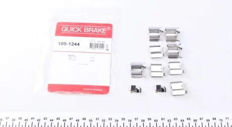 Комплект прижимних планок гальмівного супорту 109-1244 QUICK BRAKE 1091244