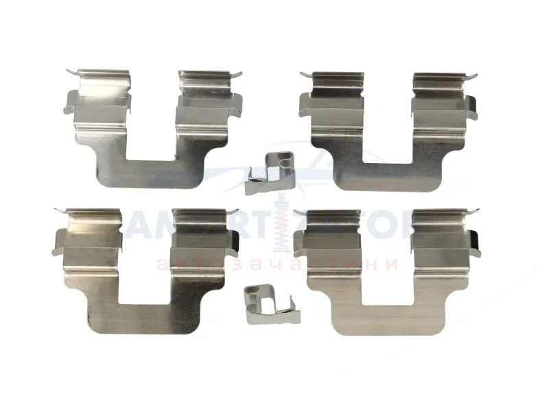 Комплект прижимних планок гальмівного супорту 109-1245 QUICK BRAKE 1091245 (фото 1)