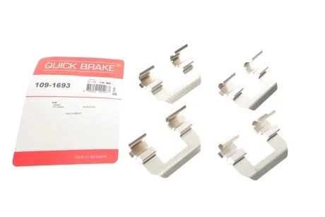 Комплект прижимних планок гальмівного супорту 109-1693 QUICK BRAKE 1091693